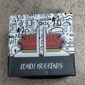 Couch Bookends - Red and White